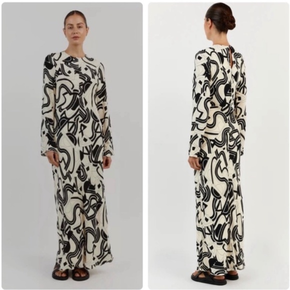 DISSH ‘Layton Creamed Sleeved Dress’-Size 8US - Picture 1 of 12